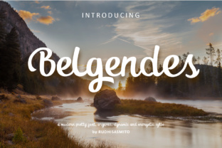 Belgendes: The Modern Script Typeface for Campaigns That Stand Out