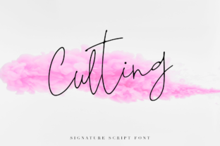 Culting: The Signature Monoline Typeface for Modern Branding