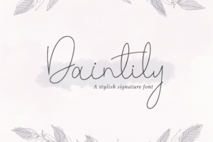 Daintily: The Perfect Script Font for Modern Web Design