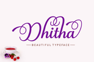 Dhitha: A Gorgeous Script Typeface for Modern Branding