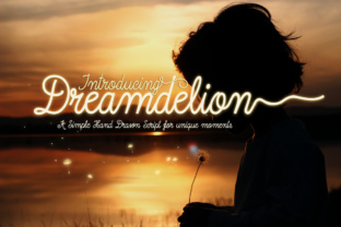 Dreamdelion: A Nostalgic Script Font for Modern Web Design