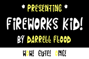 Fireworks Kid: A Thick Marker Typeface for Sparkly Brand Moments