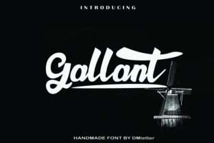 Gallant: The Premium Script Amp Typeface for Handmade Crafts