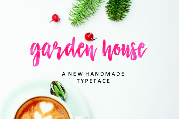Garden House: A Charming Script Font for Elegant Branding