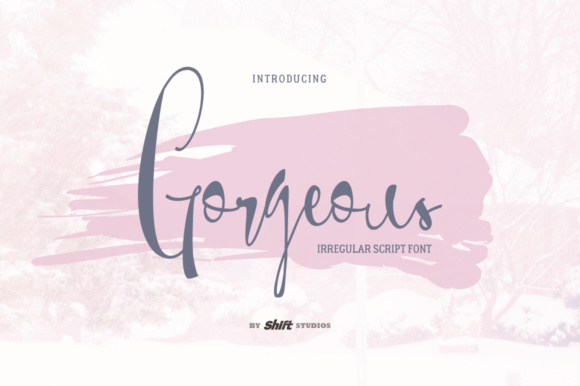 Gorgeous: The Irregular Script Font That Stops Scrolling