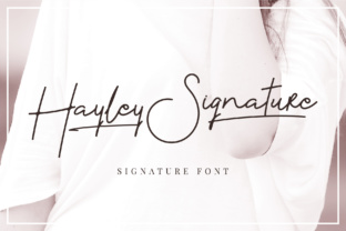 Hayley: A Refined Script Typeface for Editorial and Brand Identity