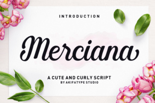 Merciana: The Script Typeface for Elegant Editorial Layouts