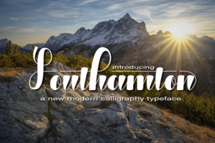 Southamton: The Modern Script Typeface for Elegant Editorial Design