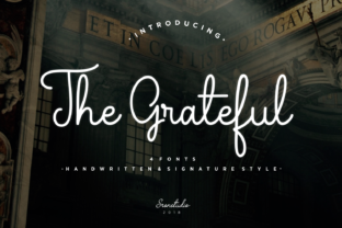 The Grateful: A Handwritten Typeface for Modern Editorial Design