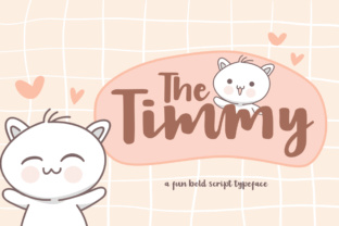 The Timmy: A Bold Script Typeface for Warm Brand Identities